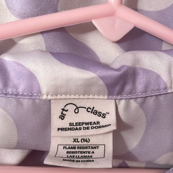 Girls Size XL art class Satin Pajama Set - Picture 5 of 5